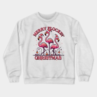 Merry Flockin' Christmas Crewneck Sweatshirt